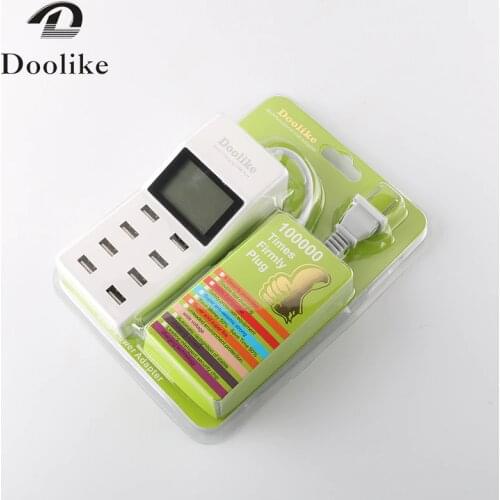 2016 Hot selling Doolike Mobile phone usb charger adapter 8 ports smart charger EU plug UK US