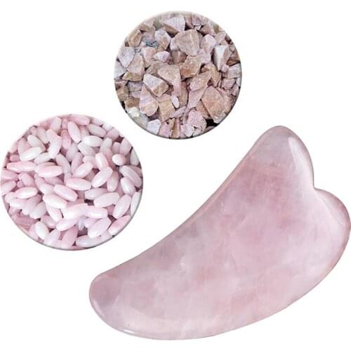 Massage Scraper Face Jaw Massage Tool Stress Relief Stone Heart-shaped Scraping Plate Natural Stone Scraper Tools