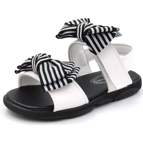Cute bow baby girl sandals kids summer shoes