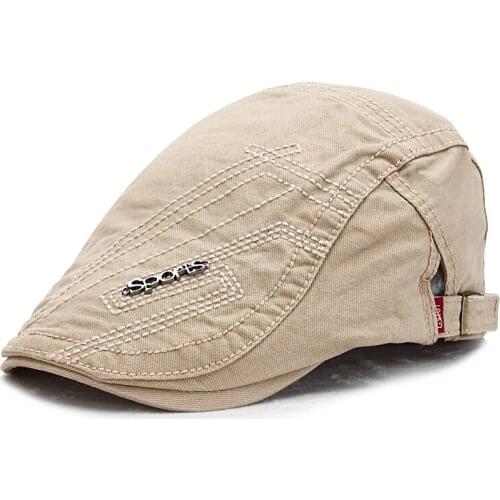 Mens Summer Berets European and American British Style Retro Ladies Forward Hats Outdoor Street Fashion Wild Dad Hat