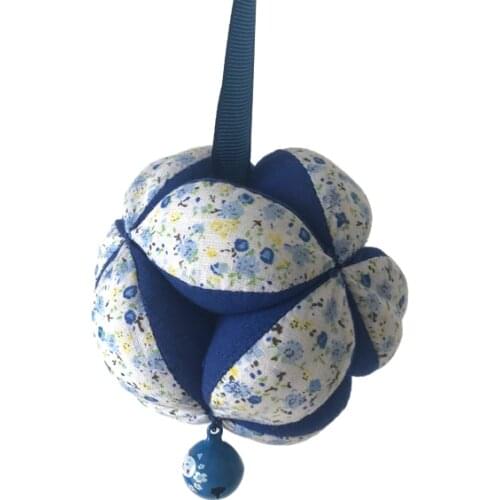 Montessori Nido Ball with Bell Kicking Mobile Learning Toys for Crawling/ Walking Baby 5~10Month Early Educational Equipment