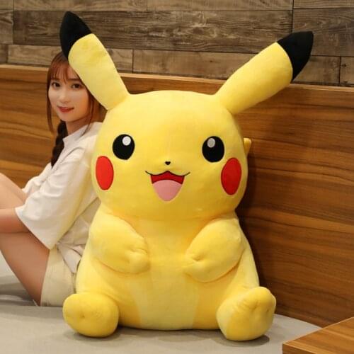 Big Size Pokemon Pikachus Stuffed Doll Plush Toys Pillow Kawaii Appease Baby Home Decoration Present Christmas Gift