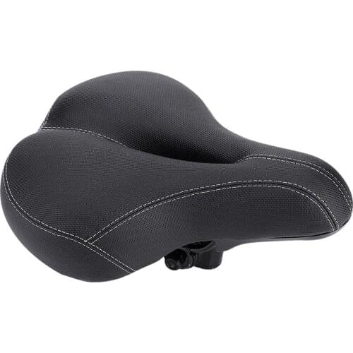 Mountain Road Bike Soft Seat Saddle With Tail Light Replacement Bicycle Accessory Bicycle Cushion With Taillight_black