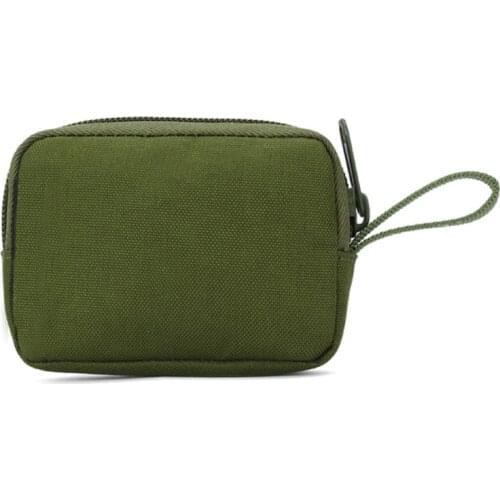 Outdoor Hunting Tactical Molle Bag Wallet Square Purses Card Key Holder Coins Pouch Earphone Storage Sack Case