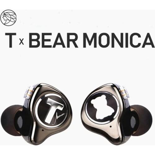 TFZ T X BEAR MONICA In Ear Monitor Professional Headphone Noise Canceling Super Bass DJ Music HIFI Headset Detachable Cable