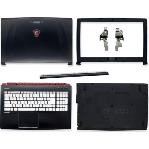 New For MSI GE62 GE62MVR GE62VR MS-16J1 MS-16J2 MS-16J3 Laptop LCD Back Cover/Front Bezel/Hinges Cover/Palmrest/Bottom Case