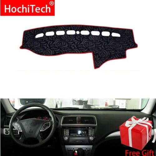 Rose Pattern Non-slip Dashmat Dash Mat Dashboard Cover Pad Cover Carpet Car Sticker for GAC Trumpchi GA5EV 2011-2016 Car Styling
