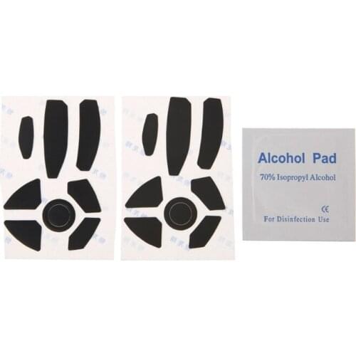 2 Sets 0.6mm Thickness Replacement Mouse Feet Skates for razer Naga Ep ic Hex X5QC