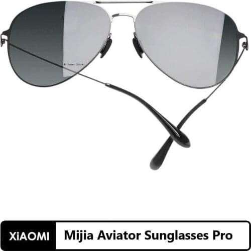 Original Xiaomi Mijia Aviator Sunglasses Pro Block UV anti-glare Stainless steel ultra-thin frame For Outdoor Travel Man Woman
