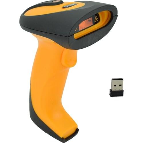 High Scan Speed CCD 1D 2.4G Wireless Barcode Scanner 2500pixel Wireless Distance