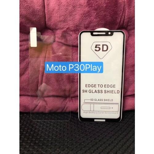 10pcs/lot 5D Full Cover Tempered Glass Screen Protector For Motorola MOTO One P30 Play One P30Note Retail packaging