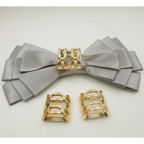 20/20/11mm,Hole Size 17mm,20pcs W uv plated rose gold no fade ribbon buckles acessories Ribbon Slider Headband Hair Clip DIY