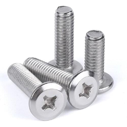20PCS M6 M8 304 stainless steel Flat Head Cross Hypotenuse Screw Down Side Furniture Screws