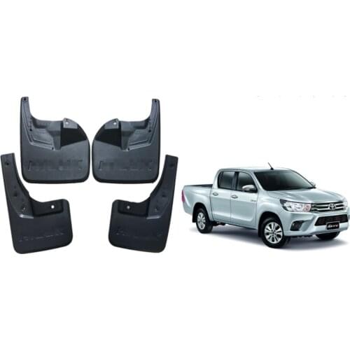 4x Car MudFlaps Mud Guard For Toyota Hilux 2015 2016 -2019 2WD Front Rear Tire&Wheel Splash Guards Mud Flap Fenders Accessories