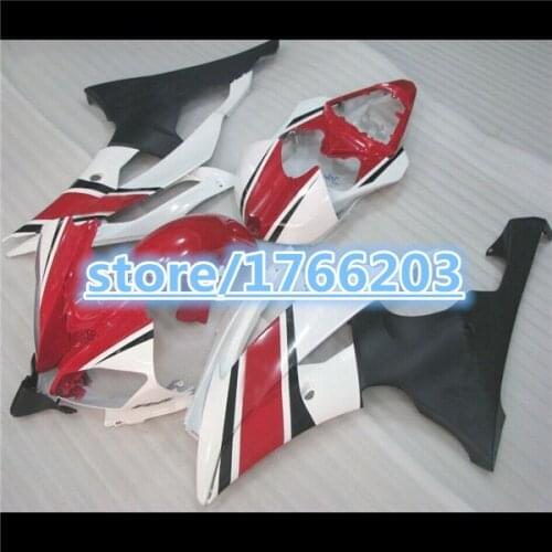 ABS YZF R6 08-11 fairing parts #26HS-C Red black white for YAHAMA YZF R6 2009 2008 2010 2011 fairing kits Ning