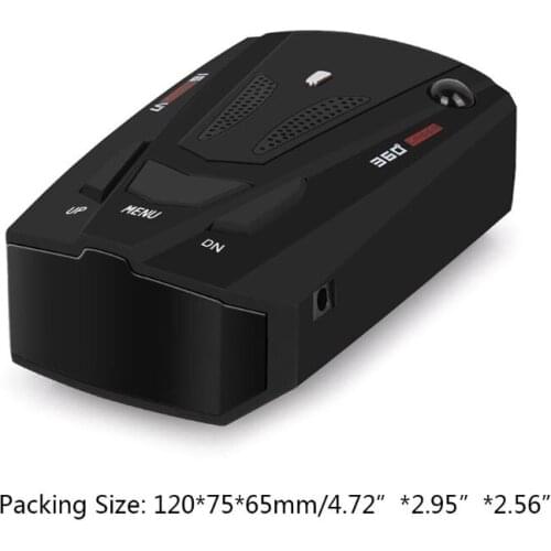 Car Trucker Speed 360 Degrees Vehicle Detector Voice Alert Warning 16 Band T8WF