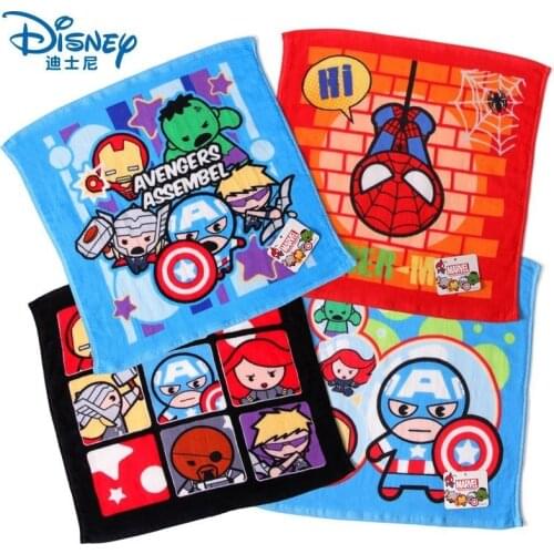 Disney Baby Face Towel 100% Cotton Boy Cartoon Soft Hair Towel Good Absorbent Children Hand Towel Gifts Dropship