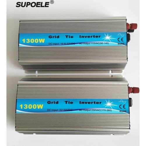 MPPT Solar Grid Tie Micro Inverter Inversor 1300W Input 10.8-30V or 20-45V DC Output 120V 220v AC For On Grid Solar Power System