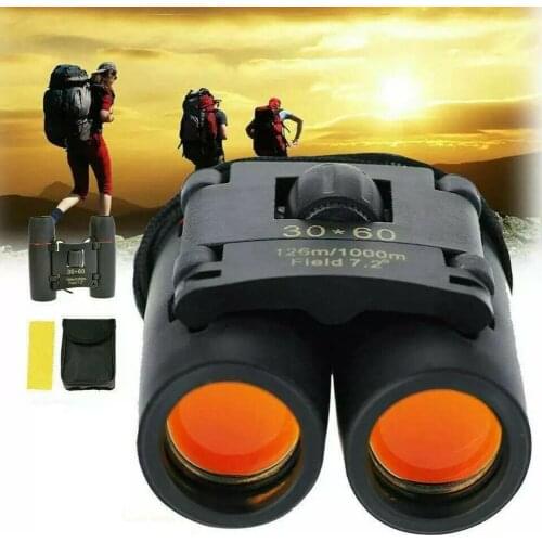 Compact Binoculars with Low Light Night Vision Large Eyepiece Waterproof Binocular for Adults & Kids High Power Easy WHS