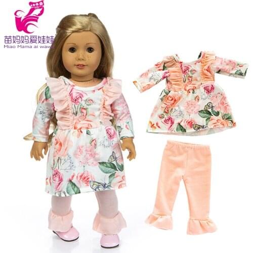 Doll clothes pants fit for 43cm born baby doll clothes 18 inch american doll clothes coat