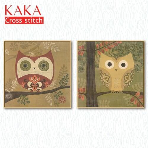 Cross stitch kits,Embroidery needlework sets with printed pattern,11CT-canvas for Home Decor Painting,Cartoon Full NCKC019