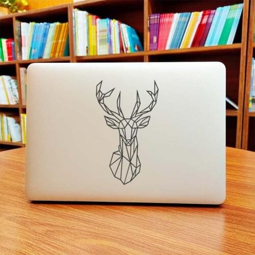 Eleghant Geometry Deer Laptop Sticker for Macbook Decal Pro 16" Air Retina 11 12 13 15 Inch Mac Book 14" Vinyl HP Notebook Skin