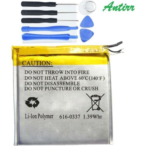 Antirr Brand New 3.7V Li-ion Battery Replacement for iPod Nano 3 3rd Gen with Tools #30