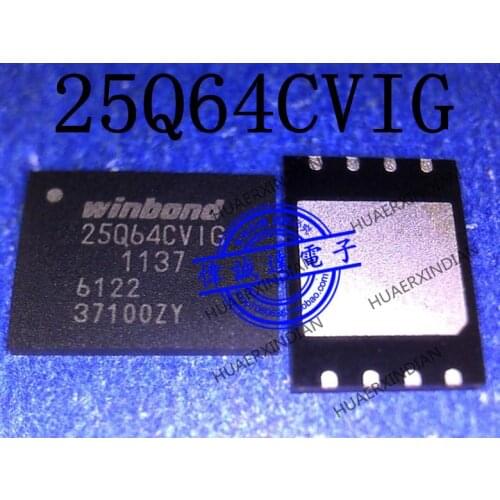New Original 8M W25Q64CVZEIG 25Q64CVIG 25Q64CV1G 6*8 QFN8