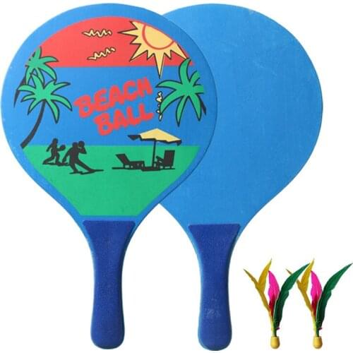 Beach Paddle Ball Game Set Beach Paddle Badminton Racket Indoor And Outdoor Badminton Game Battledore For Children Teenagers -40