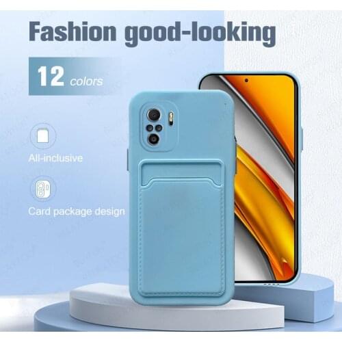 Silicone Phone Cover For Xiaomi Poco M3 X3 Pro On Pocophone 11 11Pro Ultra Lite NFC Protective Card Bag Case Cover Coque Fundas