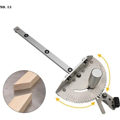 450mm Push Handle Woodwork T Rail Mortise Backing Left Limit Stopper Push Kit for Table Saw Engraving Machine Woodworking Tool