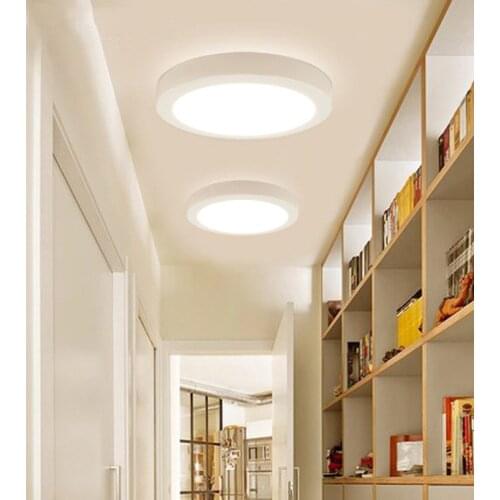 Modern Acryl Round Square LED Ceiling Light 6W/12W/18W/24W Surface Mounted ceiling Lamp for Living Room Bedroom Kitchen