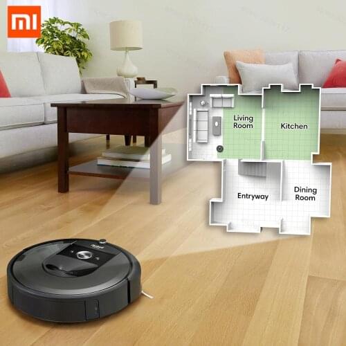 Xiaomi IROBOT Smart Fully Automatic Floor Cleaner Sweeping Robot Dry Wet Sweeping Vacuum Cleaner Timing Zone APP Voice Control
