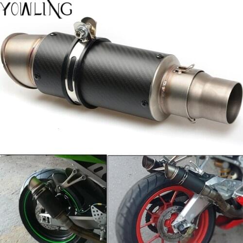 Universal Exhaust Pipe for Suzuki GSXR 600/750/1000 GSX1300R HAYABUSA Honda CB400 CB1000R CB1300 CBR 600/600RR/954RR/1000RR