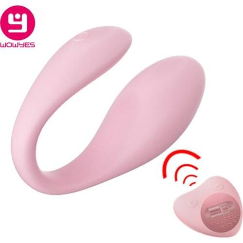 WOWYES G Spot Vibrators C Type Vibe Clitoral Eggs Vibrator Female Masturbation Kegel Vaginal Exercise Sex Toys for Woman Couples