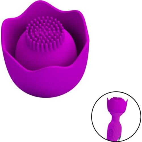 G Spot AV Rod Stick Vibrator Headgear Magic Wand AV Massager Head Cap Clitoris Stimulate AV Vibrator Wig Sex Toys For Women