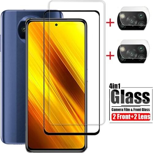 Camera Screen Protector For Xiaomi Poco X3 NFC Protective Glass Xiomi Poco X3 Pro Protection Glass Xioami PocoX3 Tempered Film
