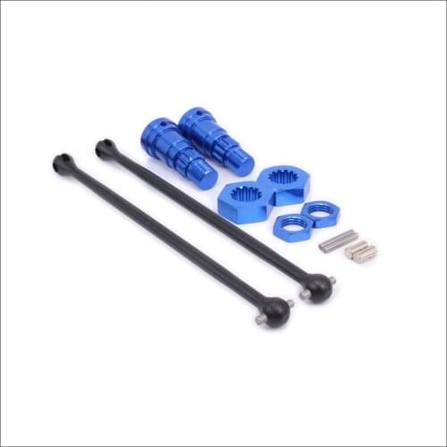 RCAWD 1Set Front/Rear Iron Universal Drive Shaft Joint With Stub Axle/Hub Hex And Nut For Rc Car 1/5 1/6 Traxxas X-Maxx Dogbone