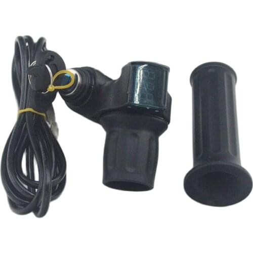 24V 36V 48V 60V 72V ebike throttle LCD Display Indicator/Lock Key Half Twist Throttle