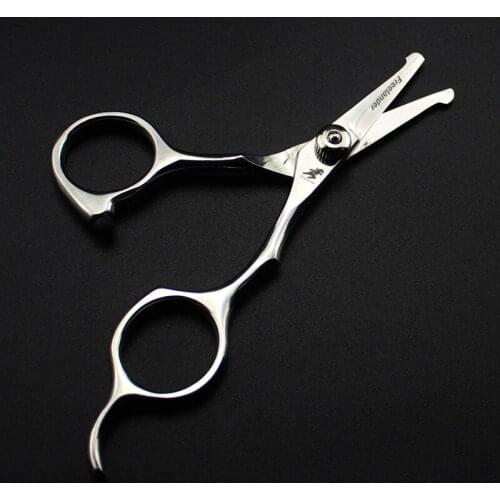 4 inch Stainless Steel Makeup Scissors Small Nose Hair Scissor Rounded Eyebrow Eyelashes Epilator Face Hair Removal Tools