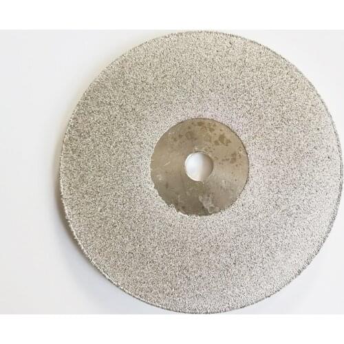 Double-sided diamond grinding wheel 100mm4 inch x10mm hole ceramic gemstone agate tungsten steel alloy grinding wheel