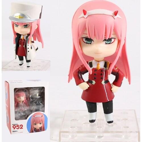 Darling in the FRANXX Zero Two 02 952 Q Version PVC Action Figure 10cm Anime Collection Model Toy Doll Gifts