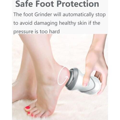 Electric Foot Grinder Vacuum Adsorpt Dead Skin Callus Remover Hard Cracked Skin Files Pedicure Foot Files Clean Tools Feet Care