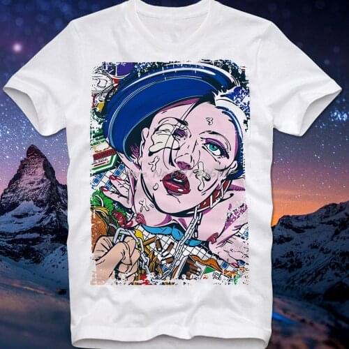 T Shirt BDSM Girl Hot Sexy Bad Bitch Pop Art Warhol Lichtenstein Pop Culture Pinup Pin Up Men Cotton Tees Streetwear Harajuku