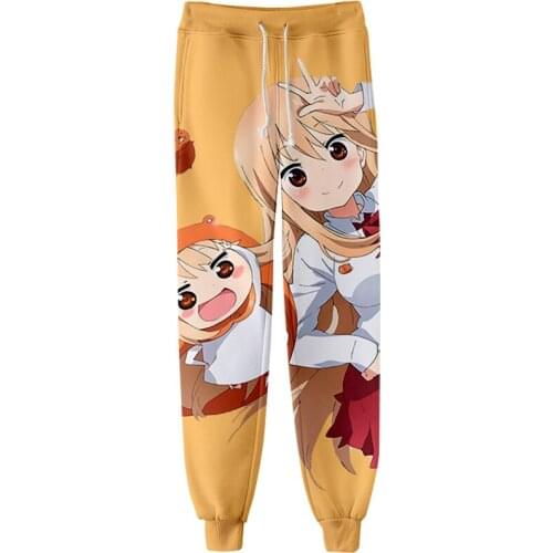 Himouto! Umaru-Chan 3D Men/Women Neutral StyleThreaded Bunched Trousers Threaded Bunched Leg Pants