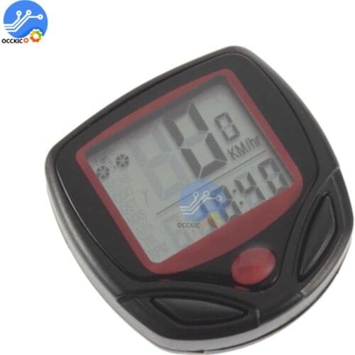 Sunding Waterproof Bike Computer Bicycle Meter Odometer Speedometer Cycling Computer Velocimetro Wired Stopwatch LCD Display