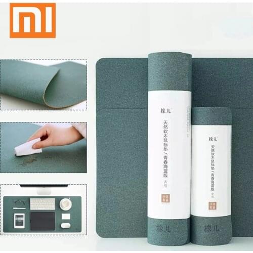 Xiaomi Mijia Natural Cork Mouse Keyboard Pad Computer Soft desk mat waterproof and antifouling large-size thermostatic desk mat