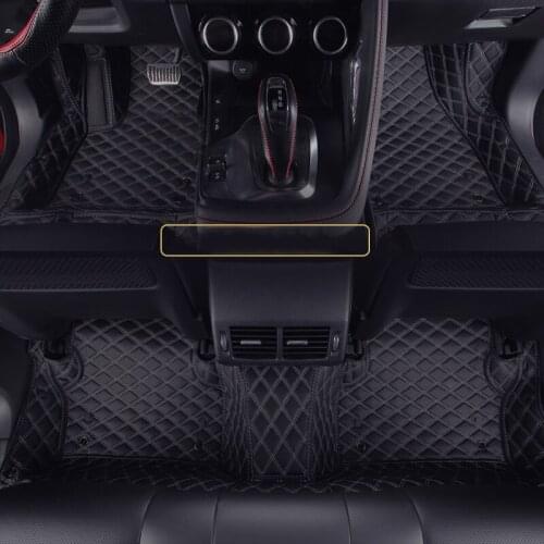 Lsrtw2017 Leather Car Floor Mats for Jaguar E-pace 2017 2018 2019 2020 2021 Rug Carpet Accessories X540 Epace E Pace Styling
