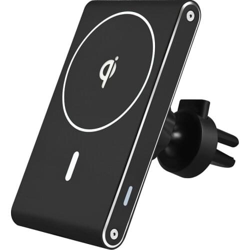 M5 Newest Magnetic Wireless Car Charger Mount for IPhone 12 Pro Max Mini Magsafe 15W Fast Charging Phone Wireless Charger Holder