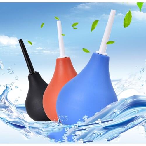 Enema Bulb Syringe Medical Rubber Enema Irrigator Female Vagina Anal Douche Cleaner for Feminine Hygiene Enema Anal Cleaning